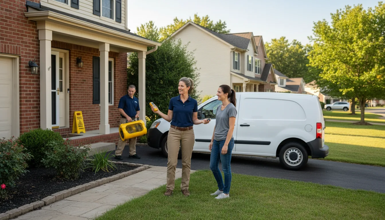 Water restoration image for Emergency Water Removal Services in Cement, OK